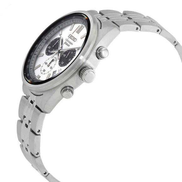 Seiko Essentials Quartz Silver Dial Men Seiko Quartz Men\'s Silver Watch